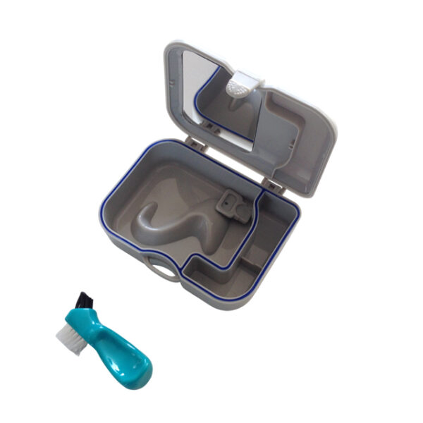 Denture Box with Denture Brush and Mirror - Image 2