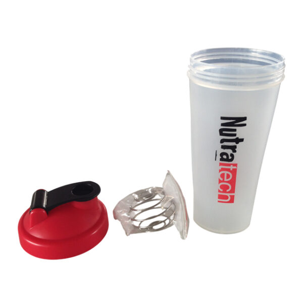 600ml Supplement Shaker Bottle With Wire Whisk Ball - Image 2